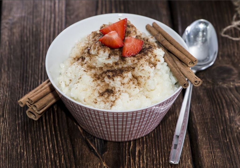 Arroz con leche para adelgazar